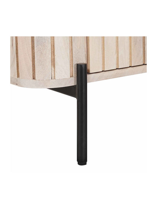 Μπουφές από Μασίφ Ξύλο Μπεζ 70x30x65cm