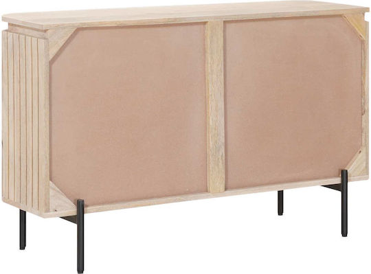 Μπουφές Ξύλινος Μπεζ 105x30x65cm
