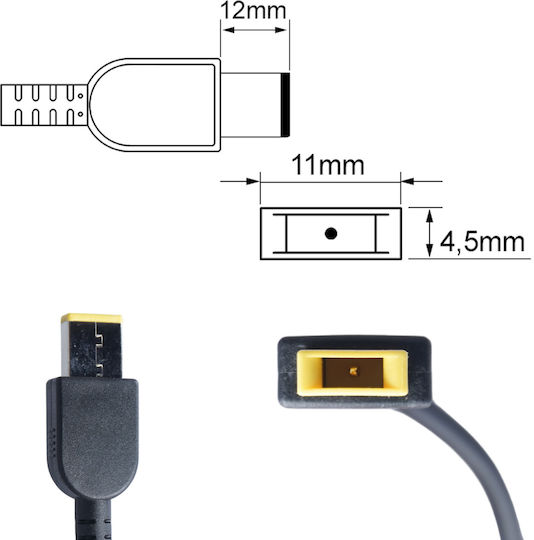 Τροφοδοτικό Laptop Ac Adapter Φορτιστής Lenovo 65w 20v 3.25a 7.9mm X 5.5mm 45n0262 Laptop Notebook Charger Oem Υψηλής Ποιότητας Κωδ.60063