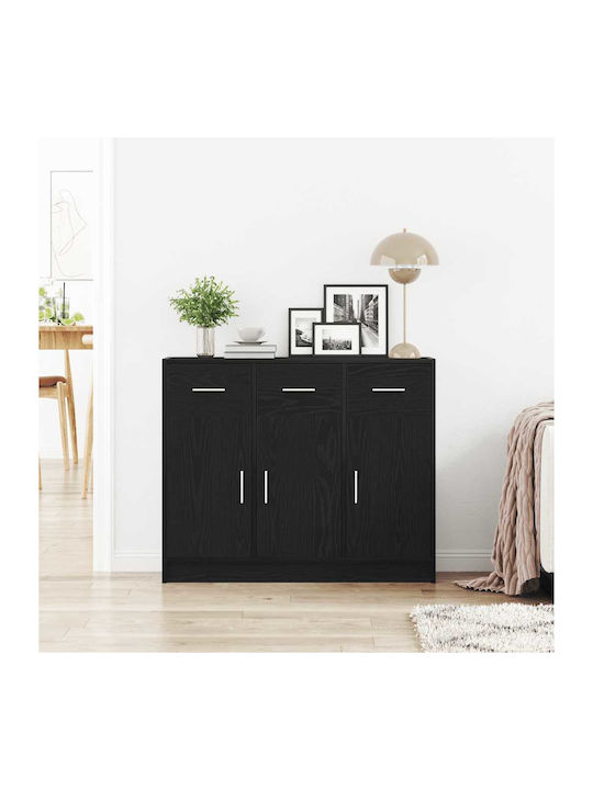 Bufet Din Lemn Stejar Negru 91x28x75cm