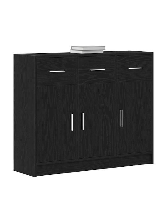Bufet Din Lemn Stejar Negru 91x28x75cm