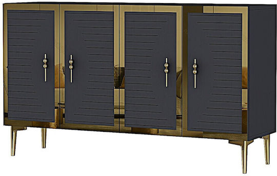 Μπουφές από Μέταλλο Λευκή 120x32x75cm Μπουφές από Μέταλλο Λευκή 120x32x75cm