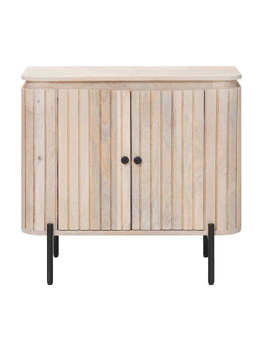 Μπουφές από Μασίφ Ξύλο Μπεζ 70x30x65cm
