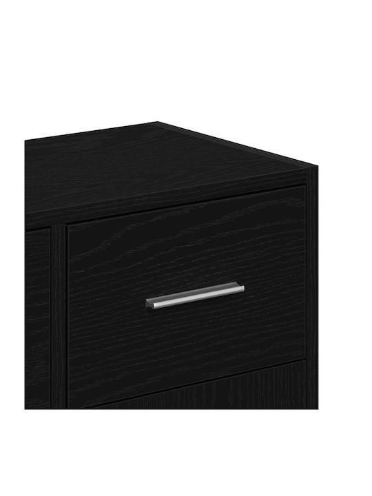 Bufet Din Lemn Stejar Negru 91x28x75cm