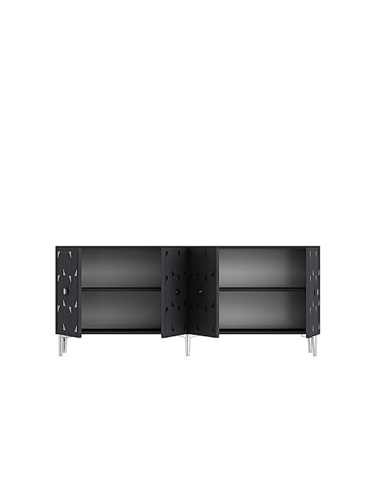 Μπουφές με Καθρέπτη Καφέ 180x32x75cm