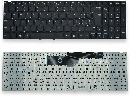 Laptop Keyboard for NP300E NP300V NP300E5A without Frame and English (US) Layout in Black Color NP300V5A