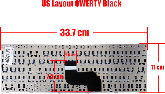 Laptop Keyboard Acer Aspire 5241 5332 5334 5516 5517 5532 5534 5541 5541g 5732 5732z 5732zg 5734 5734z Emachines E430 E525 Code 40527us