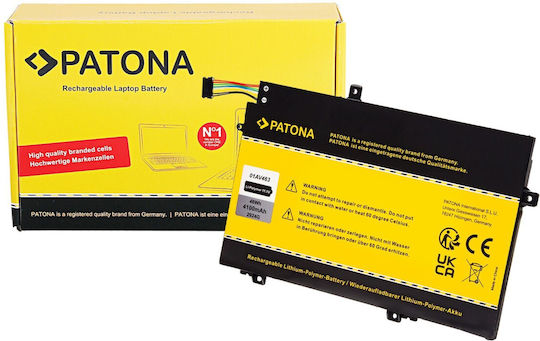 Patona Compatible Battery for Lenovo ThinkPad LENOVO Thinkpad L480, L580, L590 with 4100mAh