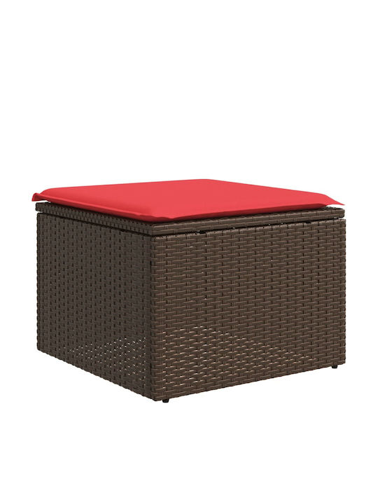 Outdoor Corner Rattan Sofa With Cushions 62x62x69cm