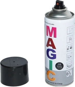 Magic Spray Paint With Shiny Effect Black Gloss Black 450ml
