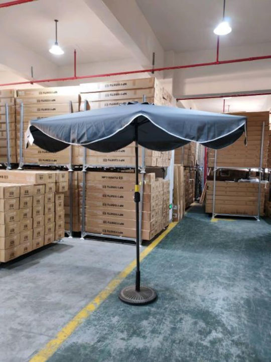 Umbrelă Metalică Gri 2.7x2.7m
