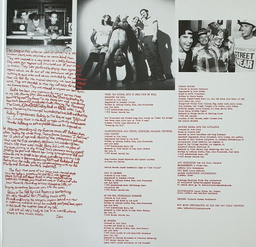 Red Hots Chili Peppers Greatest Hits 2lp Vinyl