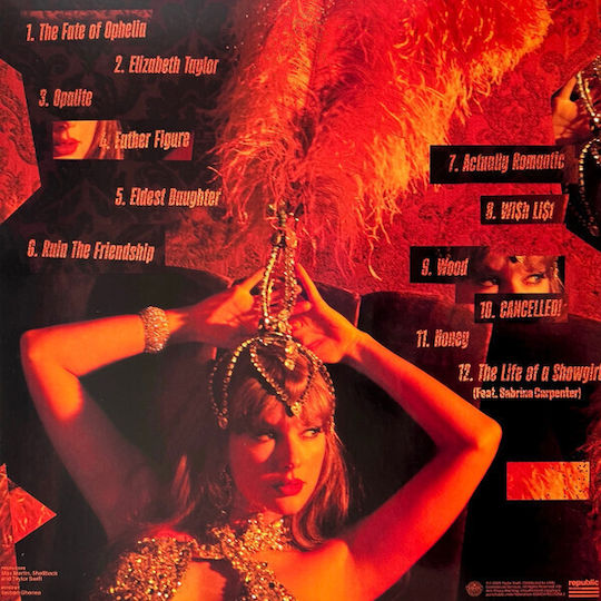 Taylor Swift Life A Showgirl Vinyl