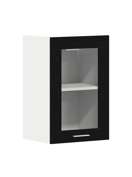 Schwarzer Küchenschrank 40x31x60cm