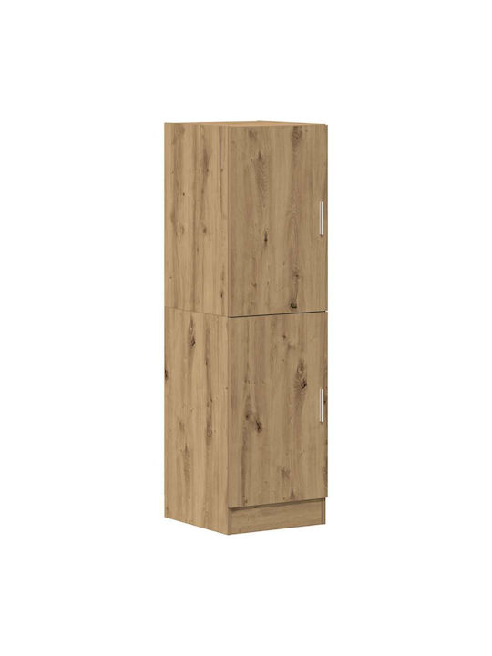 Oak Kitchen Tall Cupboard 133x41.5x131.5cm