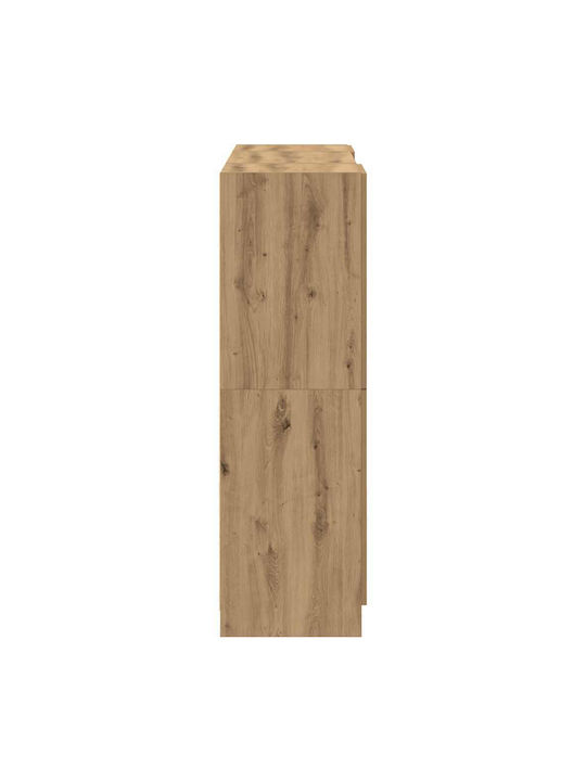 Oak Kitchen Tall Cupboard 133x41.5x131.5cm