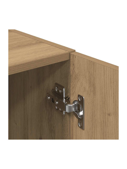 Oak Kitchen Tall Cupboard 133x41.5x131.5cm