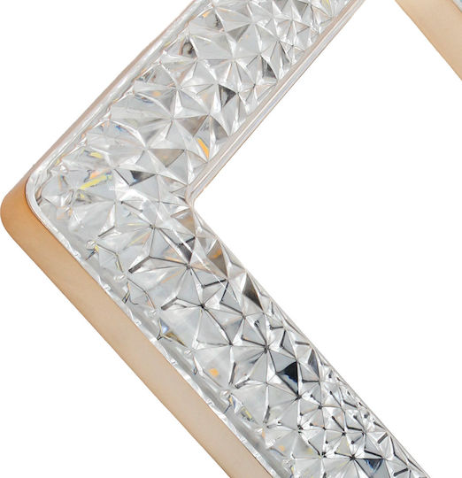 Keskor Wall Lamp LED Gold 25x7x28cm Keskor Wall Lamp LED Gold 25x7x28cm