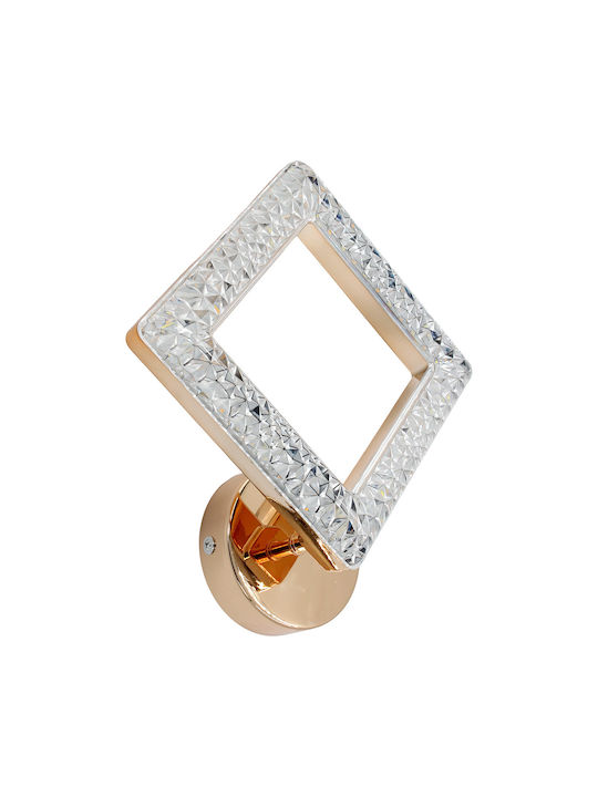 Keskor Moderne Wandleuchte mit Integrierter LED Gold 25x7x28cm