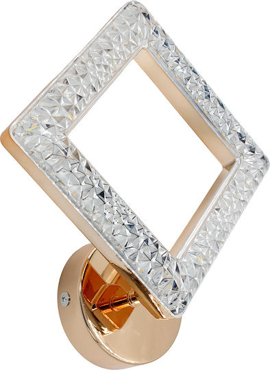 Keskor Modern Wall Lamp with Integrated LED Gold 25x7x28cm