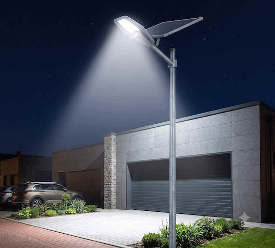 Factory Street Solar Light 200W 2000lm Cold White 6500K with Photocell and Remote Control IP67 52cmx26cmx8cmcm