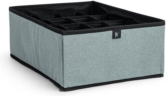 Artisti Italiani Fabric Storage Case for Belts Socks Underwear Ties in Gray Colour 24x33x12.5cm