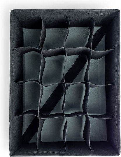 Artisti Italiani Fabric Storage Case for Belts Socks Underwear Ties in Gray Colour 24x33x12.5cm