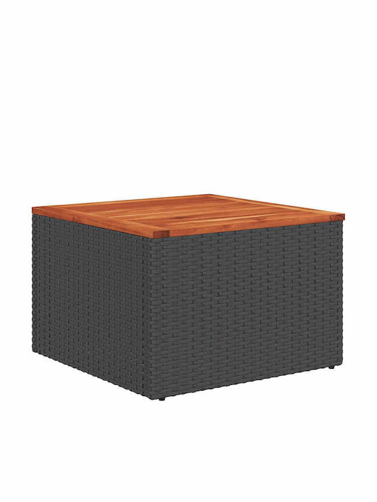 Outdoor Corner Sofa Rattan With Cushions 62x62x69cm