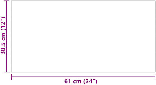 vidaXL Set Plastic Floor PVC with 28 Tiles L61xW30.5cm Gray