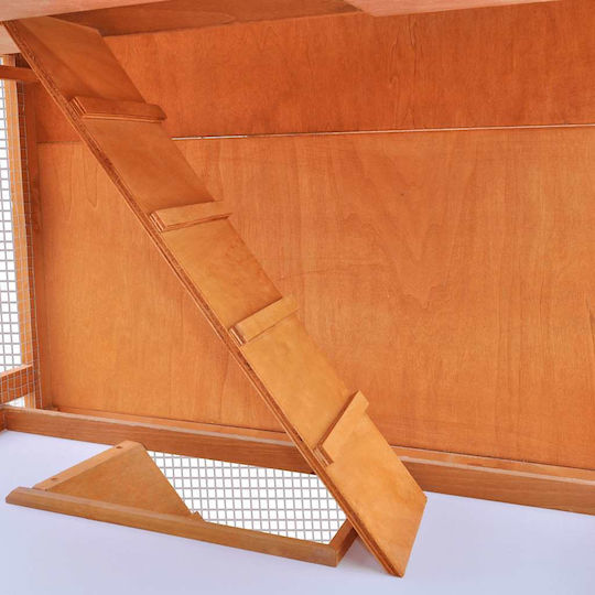 vidaXL 273757 Wooden Cage for Rabbits