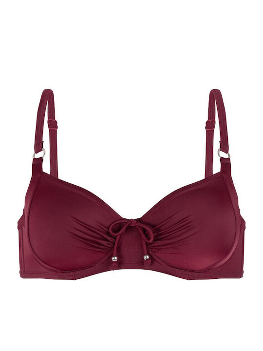 Fiji Eco Bikini Sutien Burgundiu