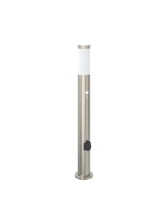 vidaXL Φωτιστικό Κολωνάκι Εξωτερικού Χώρου 40W IP44 για Ντουί E27 Ασημί