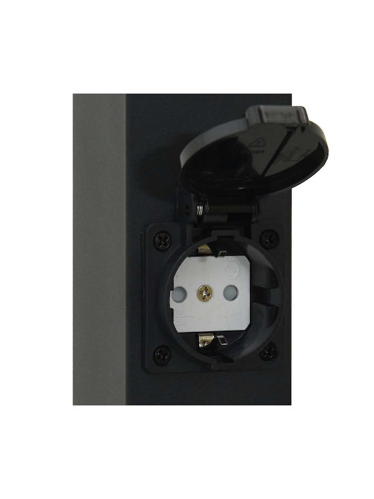 vidaXL Φωτιστικό Κολωνάκι Εξωτερικού Χώρου 40W IP44 για Ντουί E27 Μαύρο