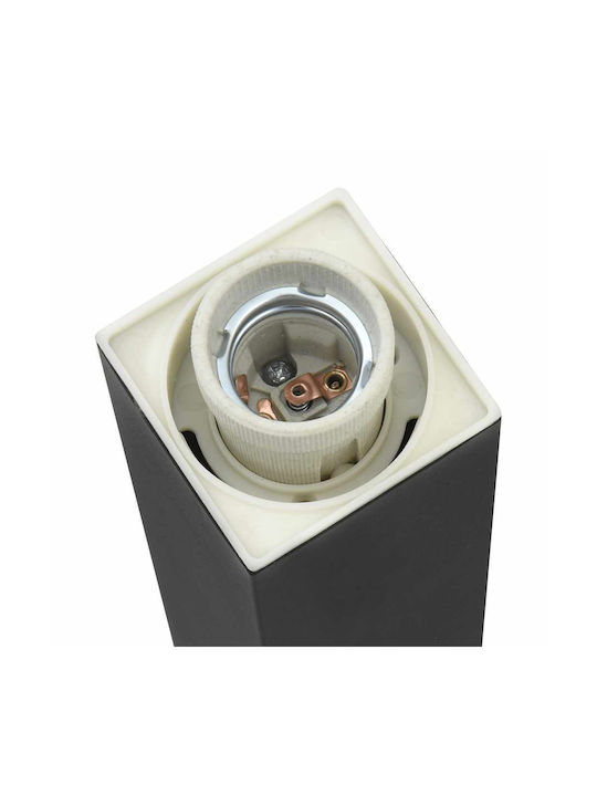 vidaXL Φωτιστικό Κολωνάκι Εξωτερικού Χώρου 40W IP44 για Ντουί E27 Μαύρο