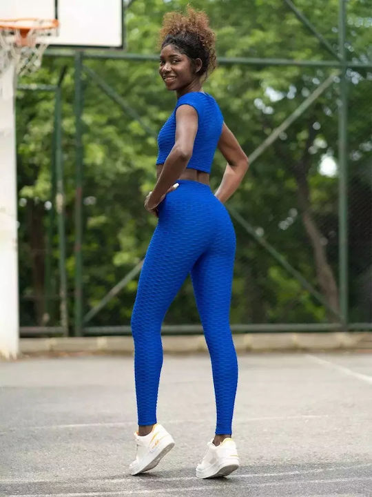 Everyday Women's Leggings High Waist & Push Up Blue