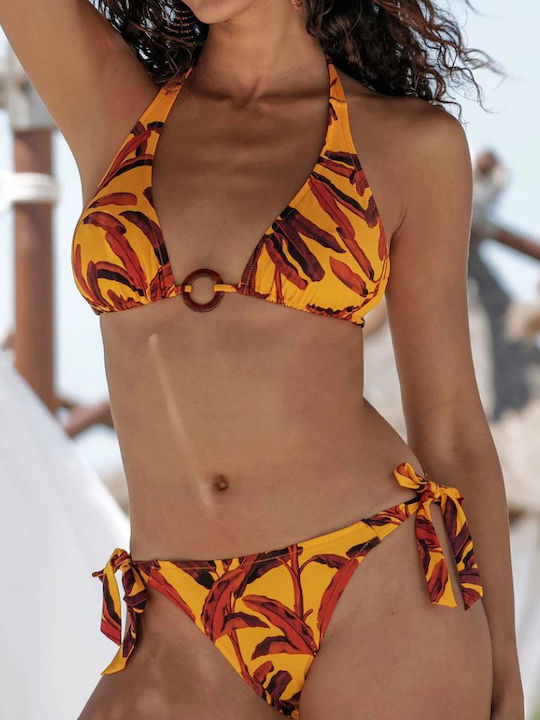 Bikinihosen Brasil mit Schnürung Krokie