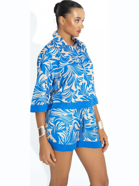 Bluepoint Damenbademode Top Blau Farbnuancen