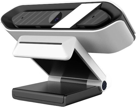 Lorgar Rapax 701 Web Camera 2K 60FPS with Autofocus and Privacy Cap White LRG-SC701WT