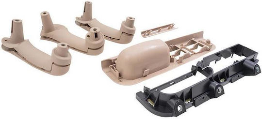 Set Εσωτερικών Χειρολαβών Vw Golf 4 Passat Skoda Superb Seat Alhambra Ford Galaxy Μπεζ 9 Τεμαχίων