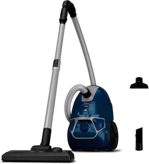 Tefal Compact Power Electric Vacuum Cleaner 750W Bagged 3l Blue