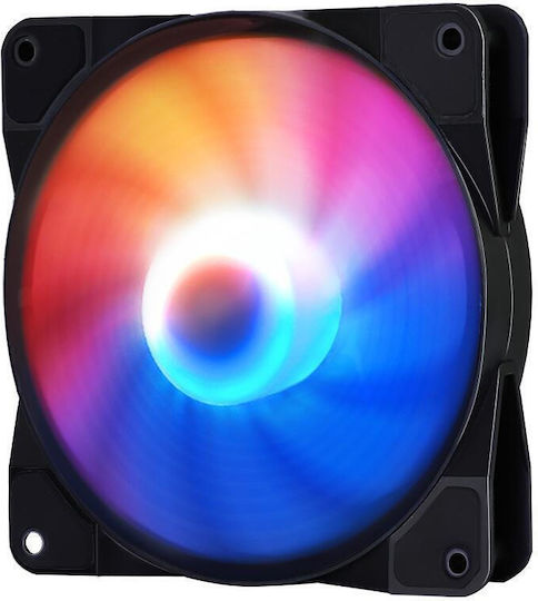 Power Train Tornado M Ventilator Pentru Carcasă 120mm (1800rpm / 32cfm) Cu Iluminare RGB Și Conexiune 4-Pin PWM