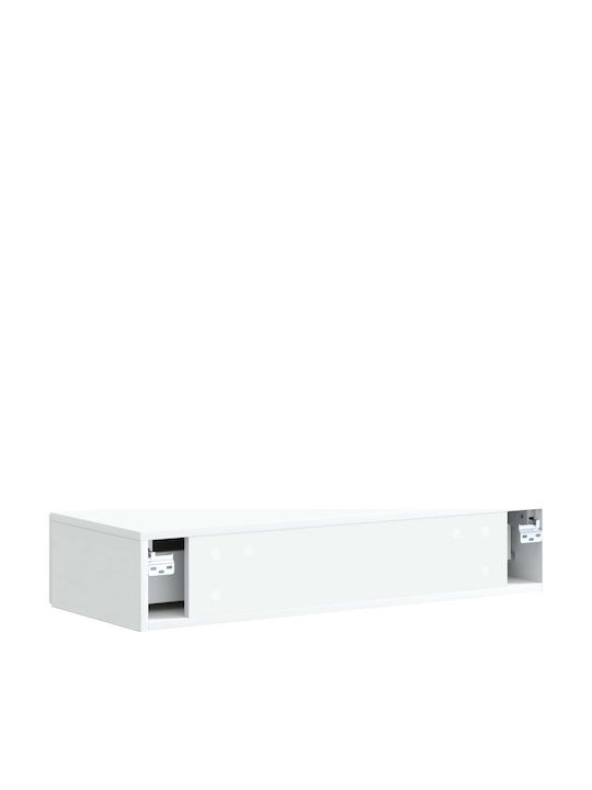 Consolă Metalică Albă M87.5xL34.5xÎ17cm