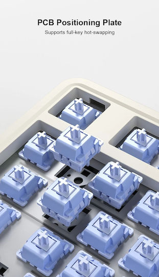 Aula AU75 Wireless Gaming Keyboard 75% with RGB Lighting English US