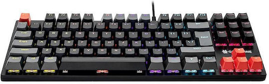 Tracer GameZone Blade 87 Gaming Μηχανικό Πληκτρολόγιο Tenkeyless με Outemu Red διακόπτες και RGB φωτισμό (Αγγλικό US)