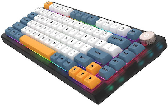 Aqirys LIBERTAS Ασύρματο Gaming Μηχανικό Πληκτρολόγιο 75% με HaiMu x AQIRYS Super Silent διακόπτες και RGB φωτισμό (Αγγλικό US)