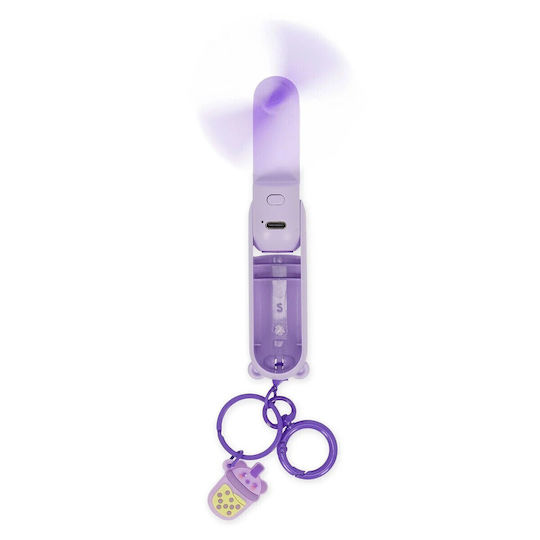Legami Milano Handheld USB Folding Multicolour Fan FAN0008