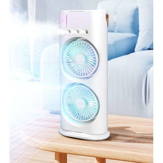 Fh-666 USB Fan with Water and Lighting 10W White