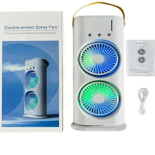 Fh-666 USB Fan with Water and Lighting 10W White