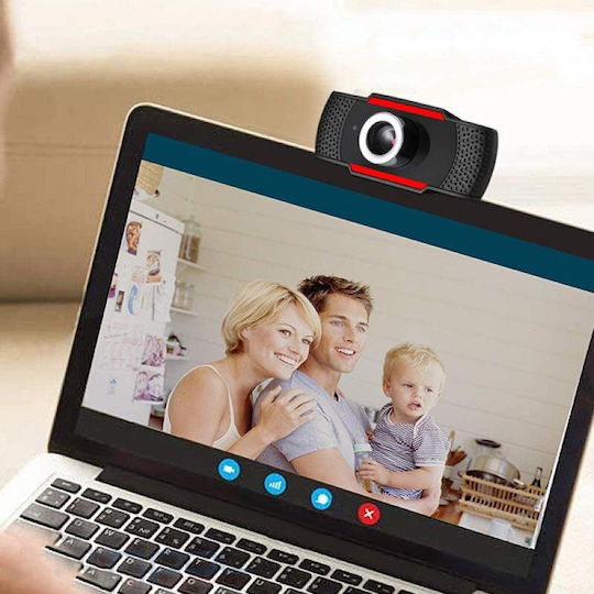 KOM1057 HD 720p Web Camera Red