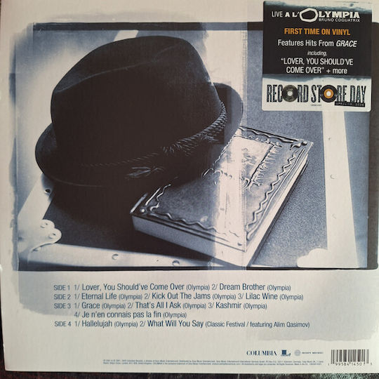 Jeff Buckley Live A L' Olympia 2lp Vinyl Rsd '26